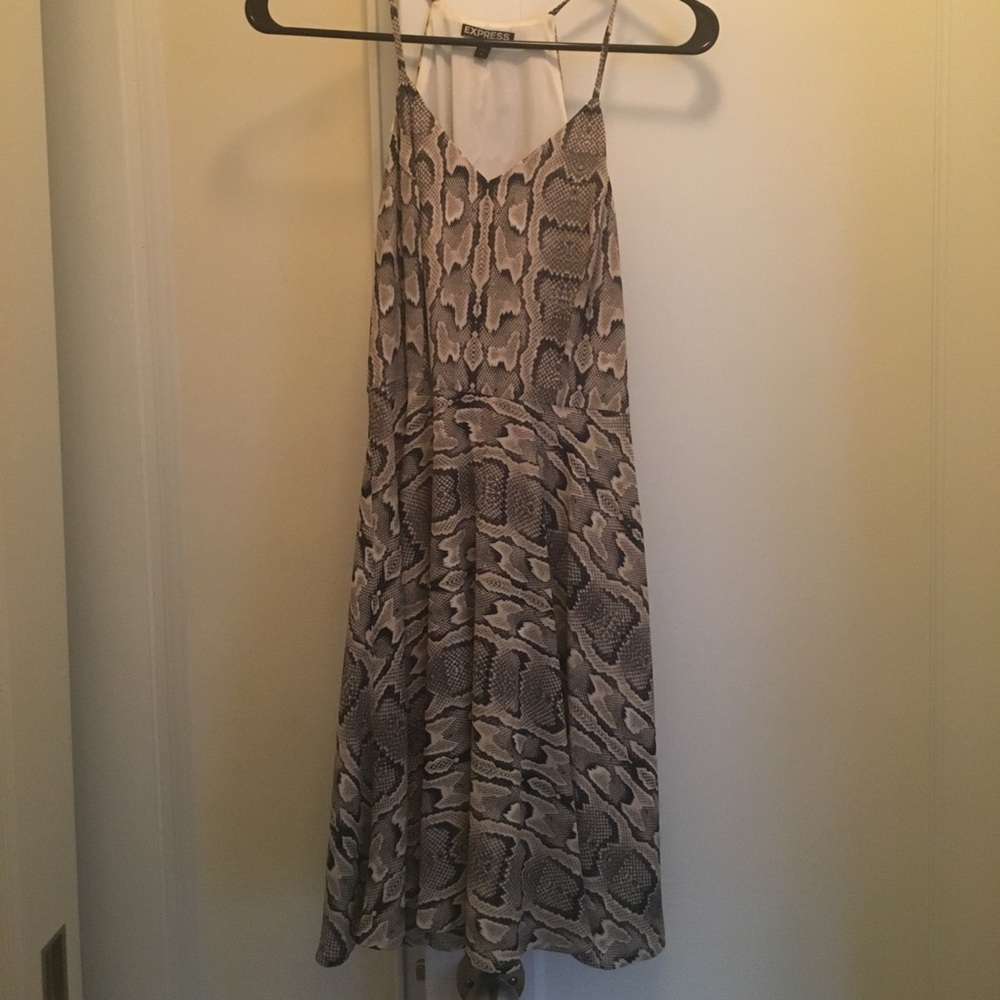 Express Python Print Dress - image 1